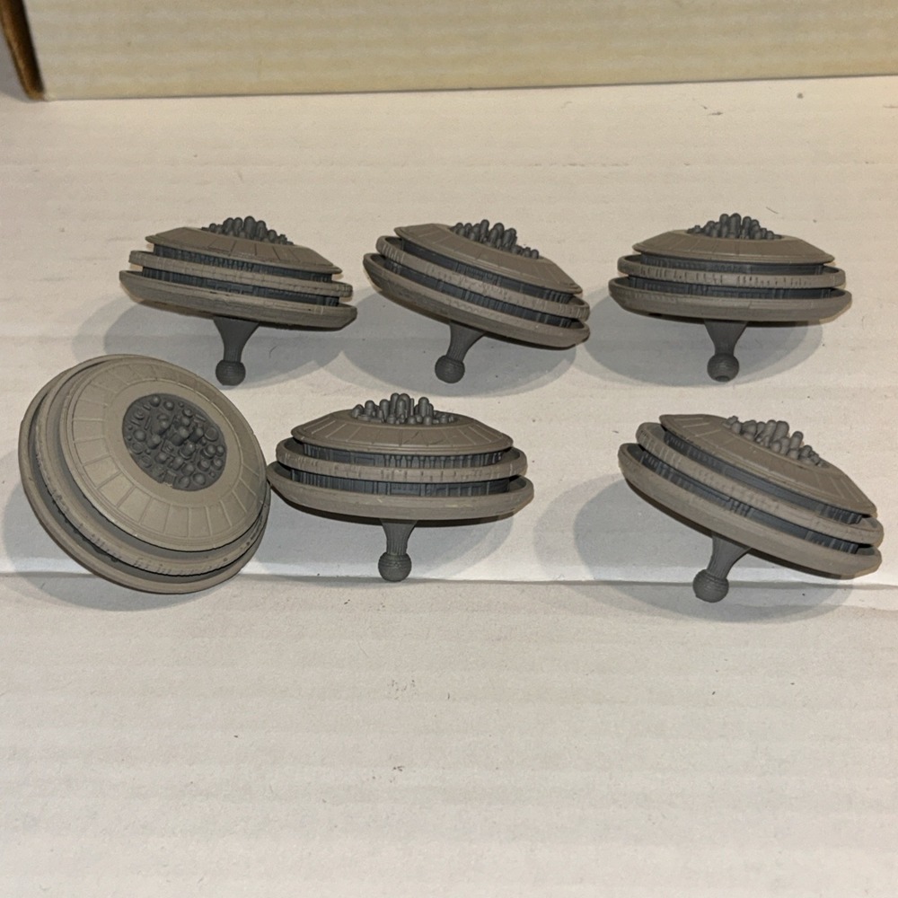 Galoob: Micro Machines - Star Wars - Bedpan Cloud City - 1990s Lot Of 6 A3‎